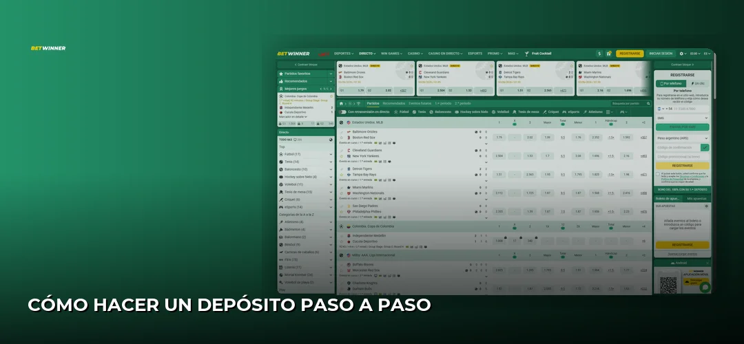 Cómo hacer un depósito paso a paso