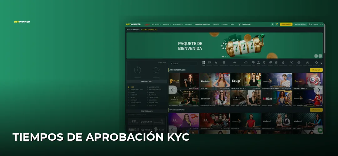 Tiempos de aprobación KYC